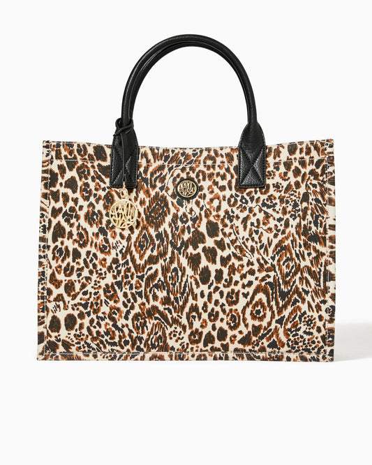 Winstead Tote - Macadamia Big Pattern Play