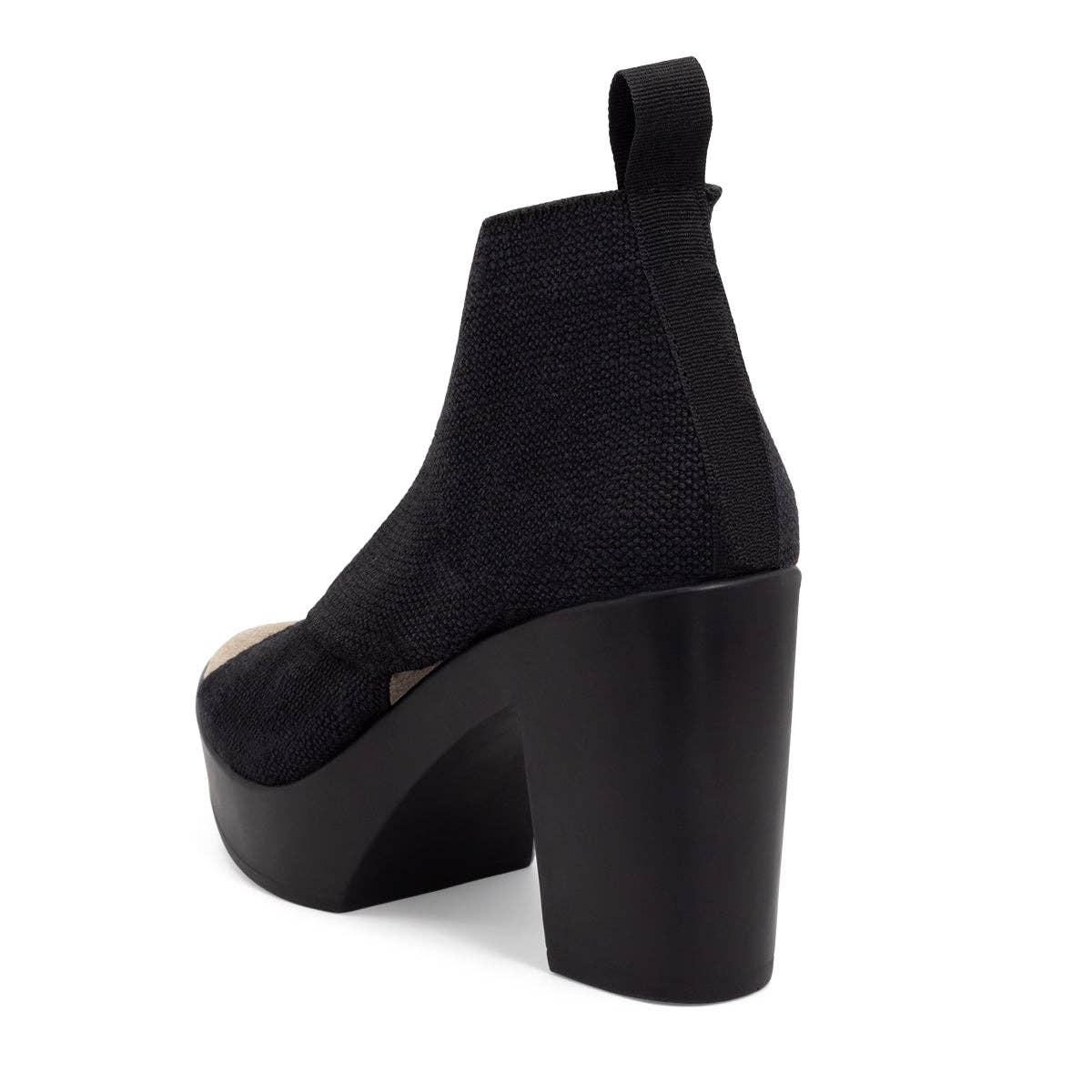 Peep Toe High Heel Bootie - Fall -Drayton