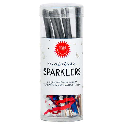 Mini 4" Sparklers - 4th of July - Tube of 12