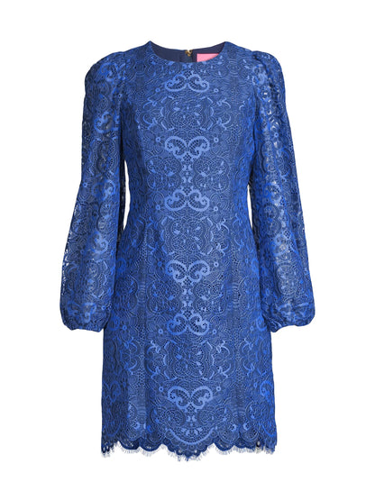 Georgi Lace Long Sleeve Dress : Two Tone Carnival Lace