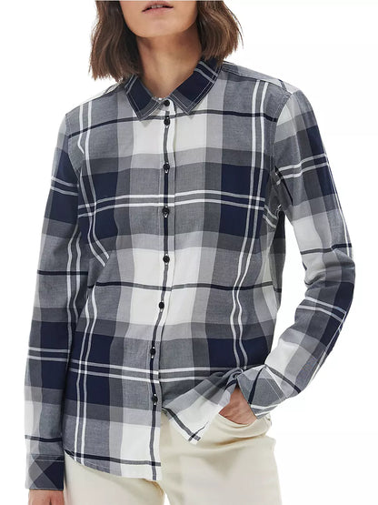 Barbour Bredon Shirt - Navy Tartan