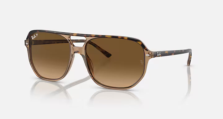 Bill One- Polished Havana On Transparent Brown