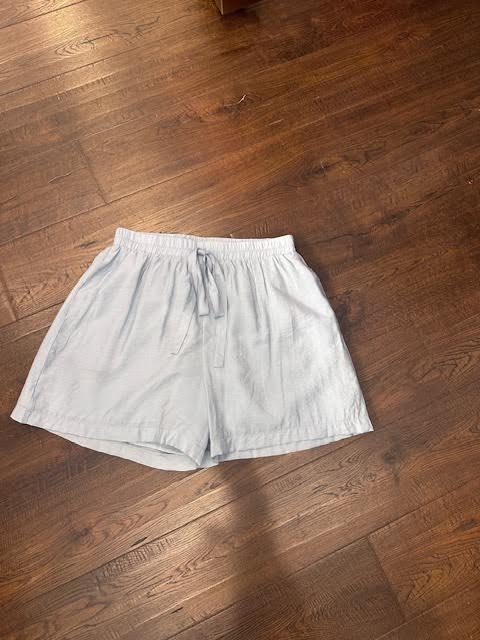 Baby Blue Woven Shorts