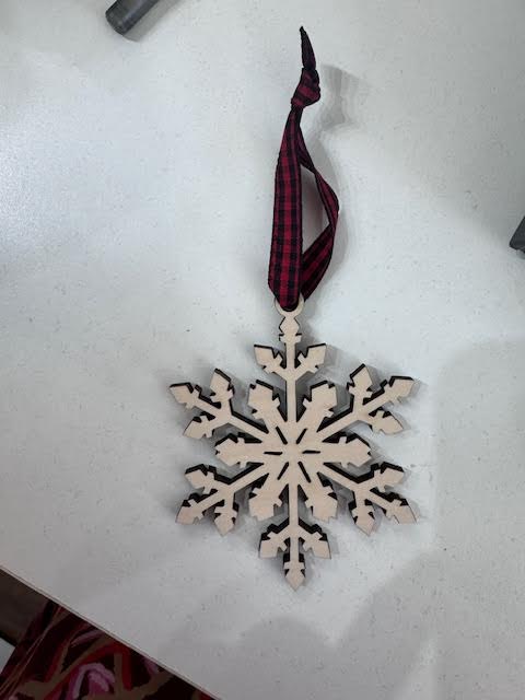 Wood Lasercut Ornaments