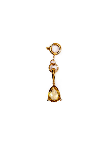 Teardrop Birthstone Charms
