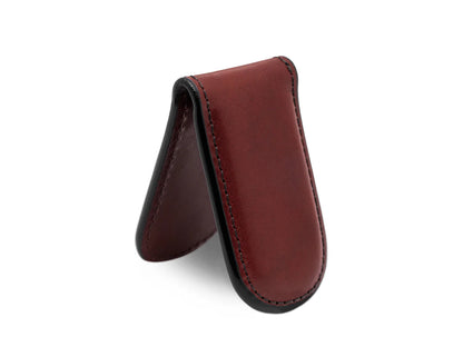 Old Leather Magnetic Money Clip