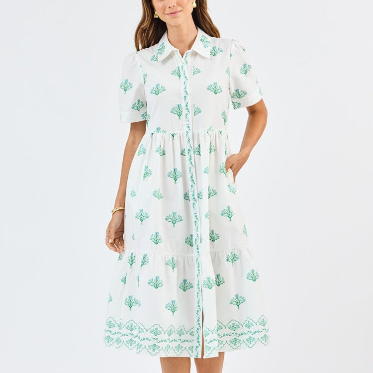 Dress Jema Bell Blooms Blue PK S-L