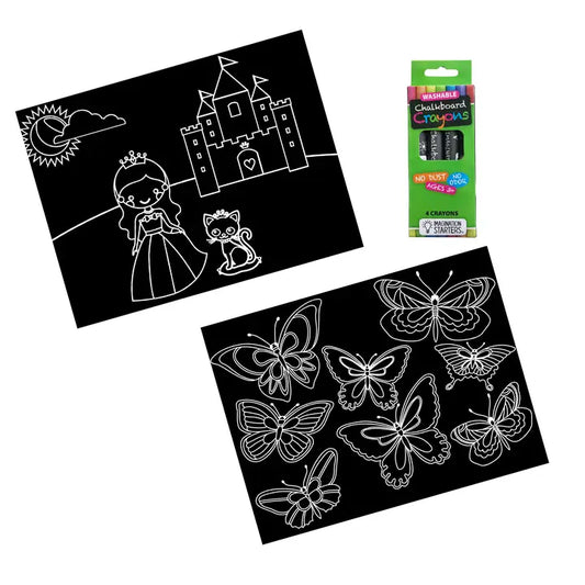 Princess  & Butterfly Travel Mat Set