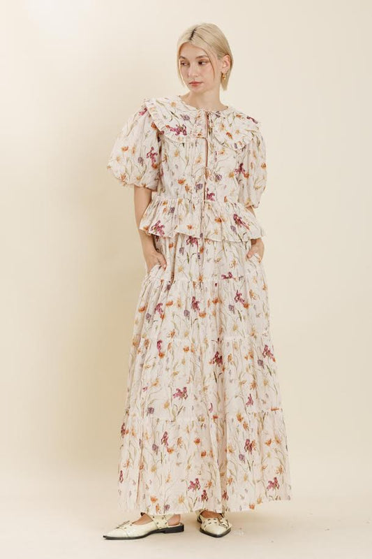 Floral Maxi Skirt