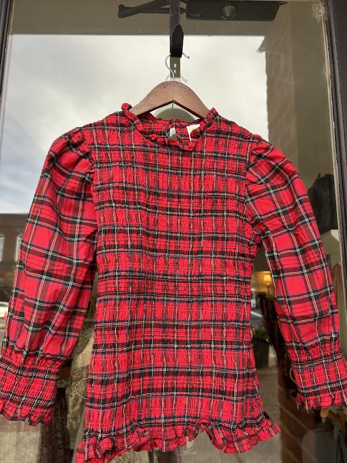 Puff Sleeve Smocked Top