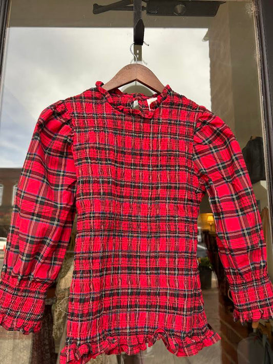 Puff Sleeve Smocked Top