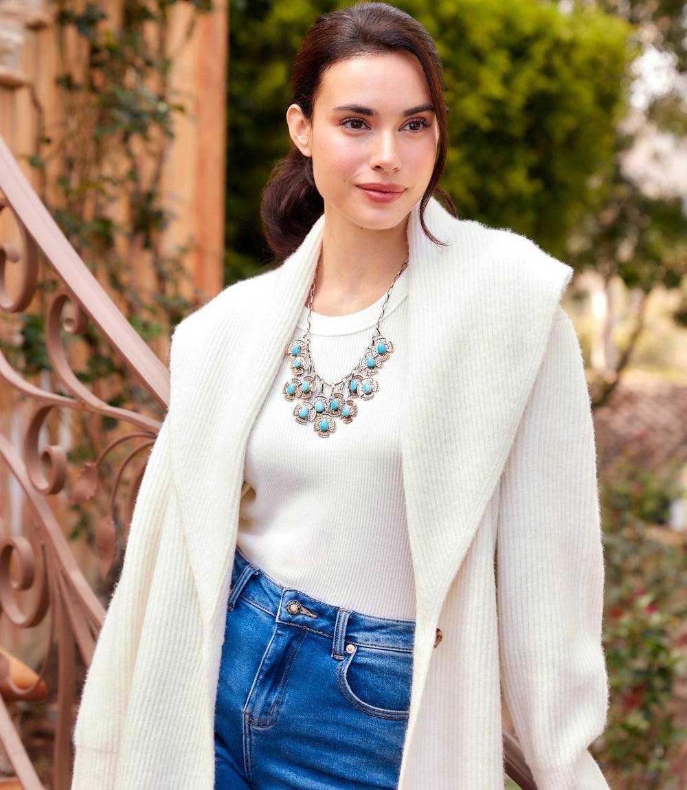 Shawl Collar Cardigan Sweater
