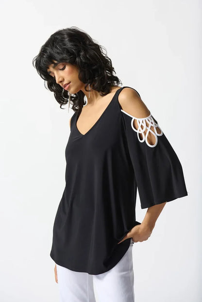 Black/ Off white Tunic