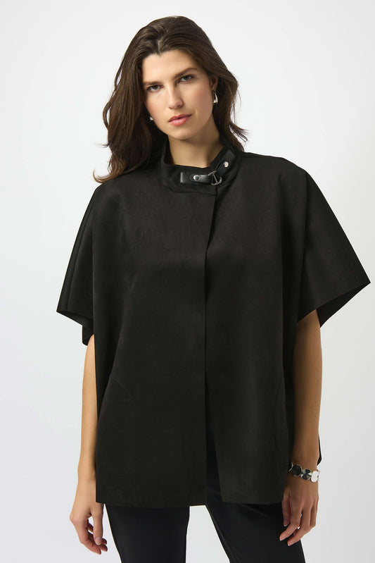Scuba Suede Poncho Cover-Up