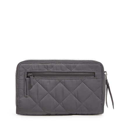 RFID Turnlock Wallet in Performance Twill- Shadow Gray