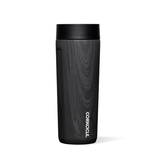 COMMUTER CUP SPILL-PROOF INSULATED TRAVEL COFFEE MUG- Burnt Wood