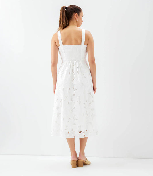 Embroidered Cut Out Sundress