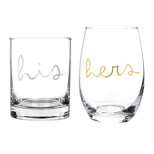His/ Her Wine Glass