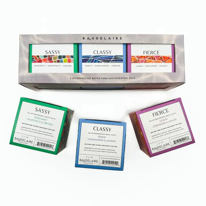 Positive Oasis Vibes Bath Cube Gift set