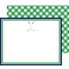 Gingham Golf Flat Notecards