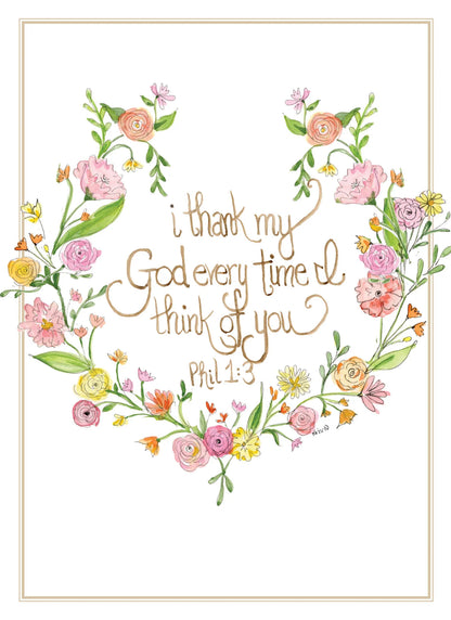 I Thank My God Phil. 1:3