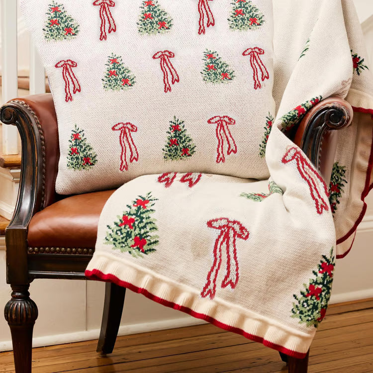 Throw Blanket Traditional Tree