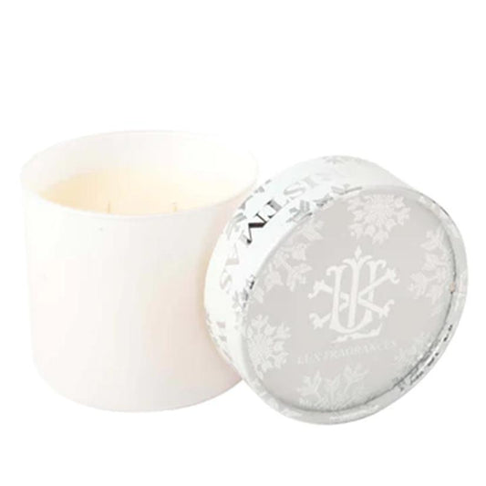 White Christmas Candles