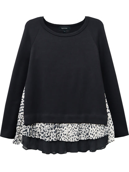 Layered Contrast Sweater