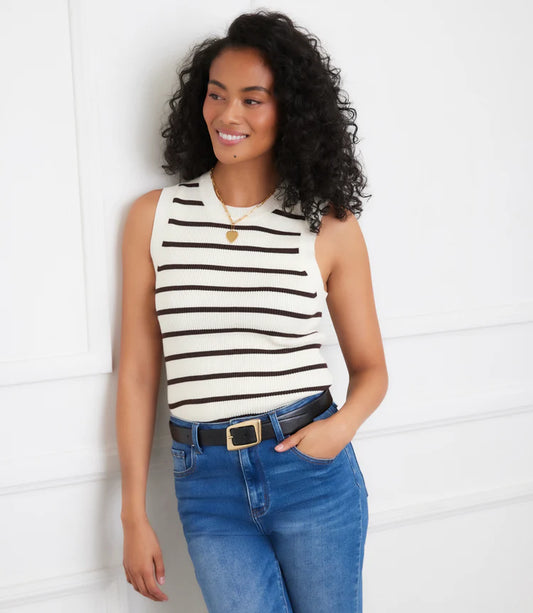 Ribbed Sweater Tank