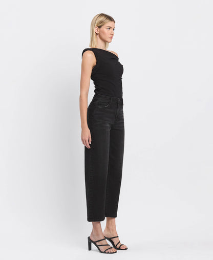 SUPER HIGH RISE WIDE BARREL JEANS T6616