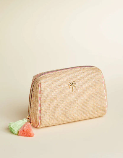 Boho Cosmetic Pouch  Palm Tree