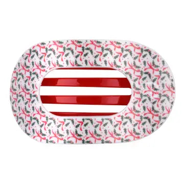 Teleties- Holiday Flat Round Clip