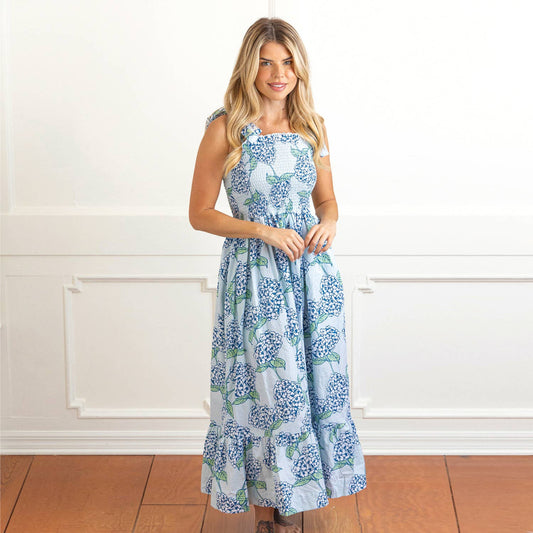 Smocked Tie Top Dress