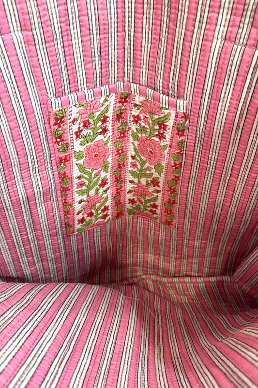 Ophelia Pink Floral Tote Bag