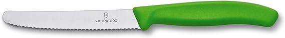 Lime Utility/Paring 4.5 Inch Swiss Classic Utility Knife with Round Tip