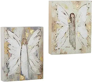 10" Angel Block Wall Art