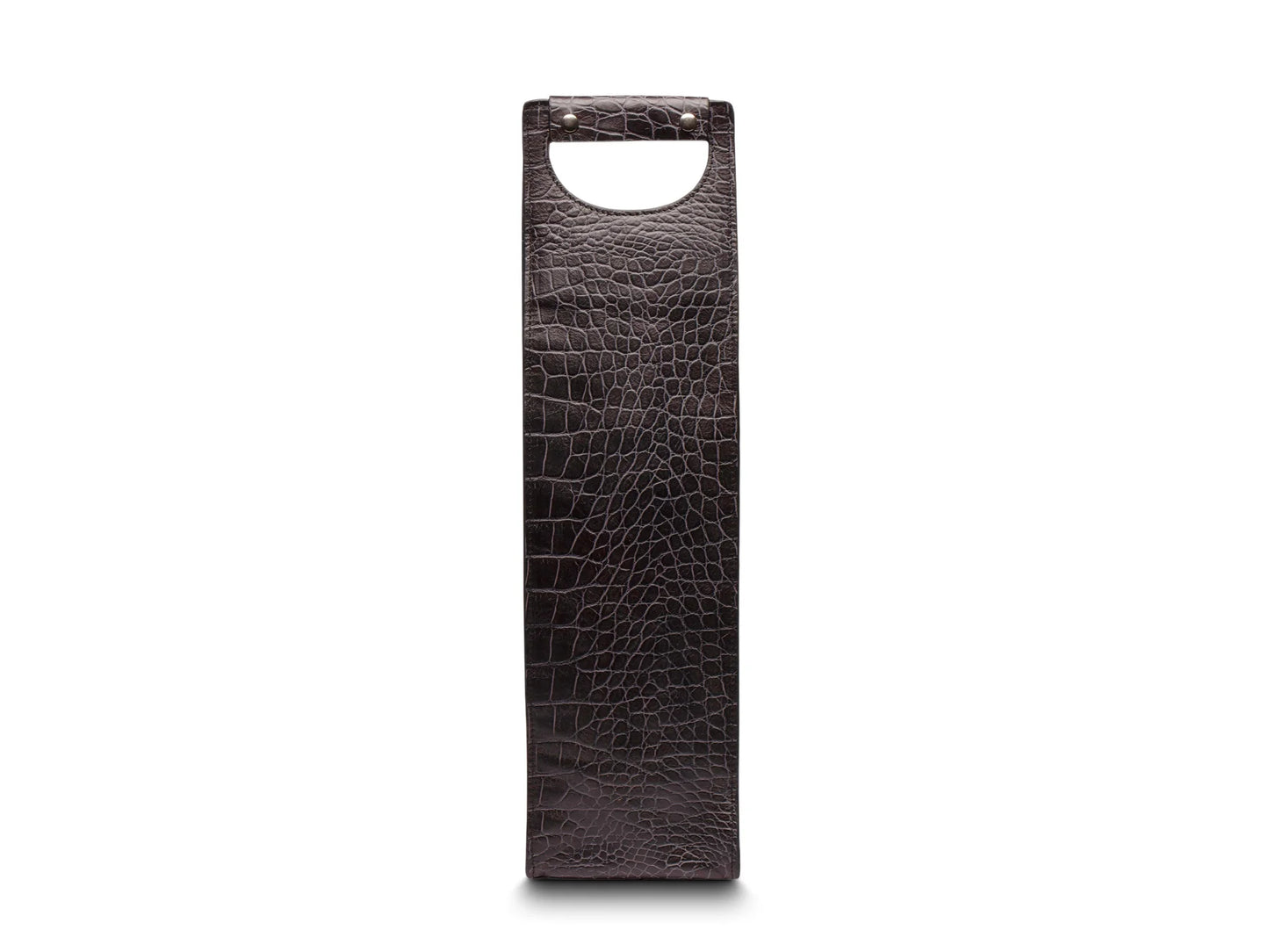 Vintage Crocco Single Wine Bottle Case