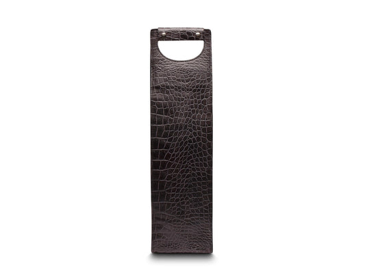 Vintage Crocco Single Wine Bottle Case
