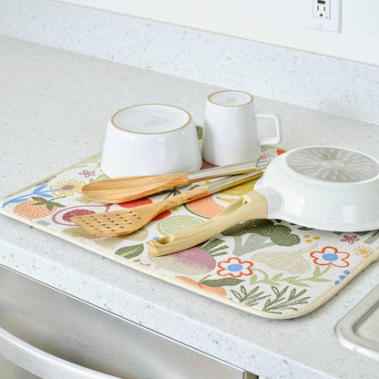 Farm Stand Dish Drying Mats, Set of 2
