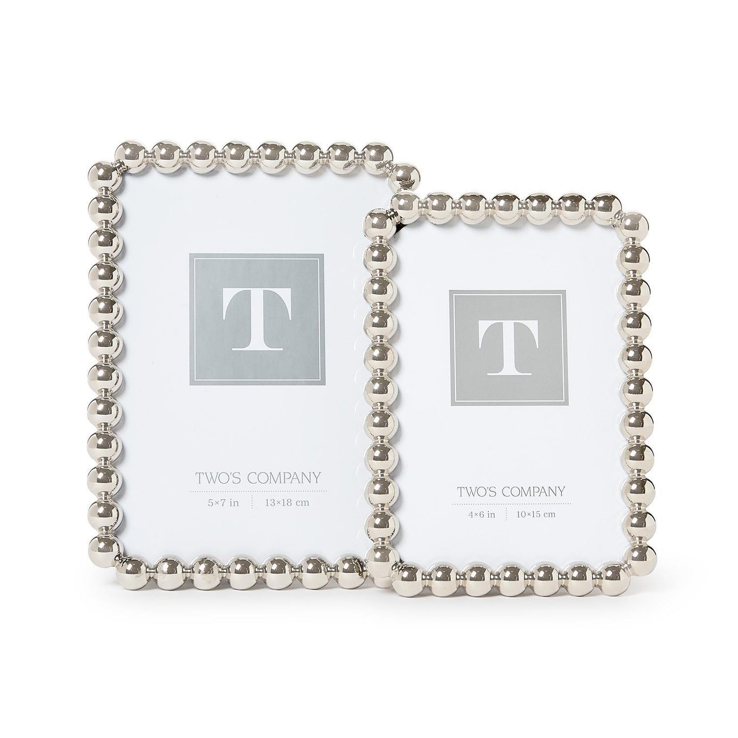 Silver Metallic Ball Photo Frames