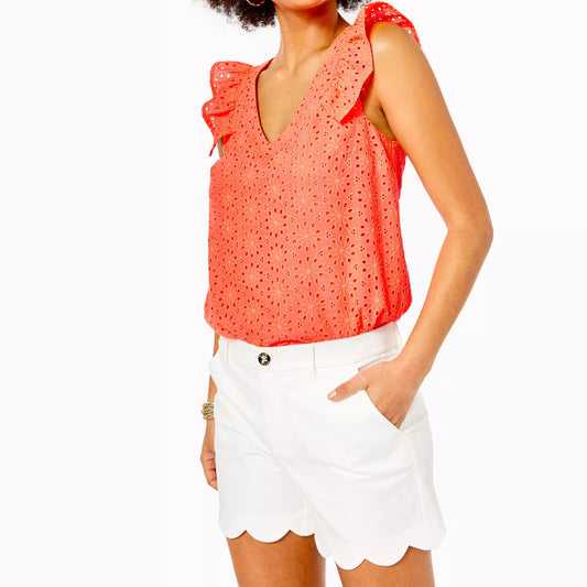 Buttercup High-Rise Short - Resort White