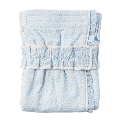 Spa Wrap + Headband Set - Blue Zinnia