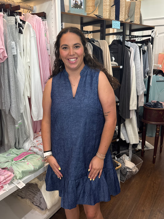 Sleeveless Textured Dress