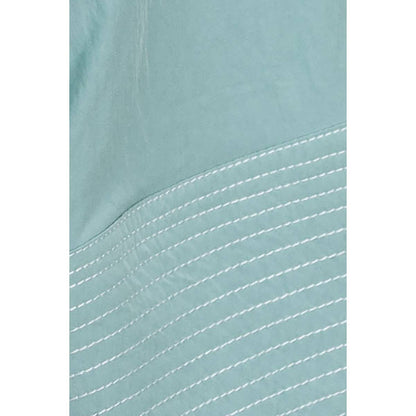 Contrast Stitch Detail Popover Blouse