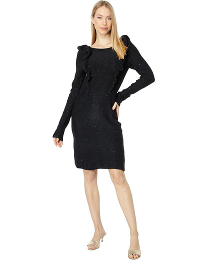 Ruth Sequin Sweater Dress