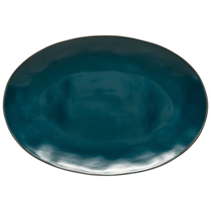 Costa Nova Stacked Organics Oval Platter- Deep Sea