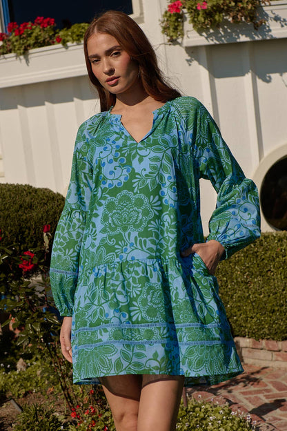 Tressa Floral Ivonna Shift Mini Dress