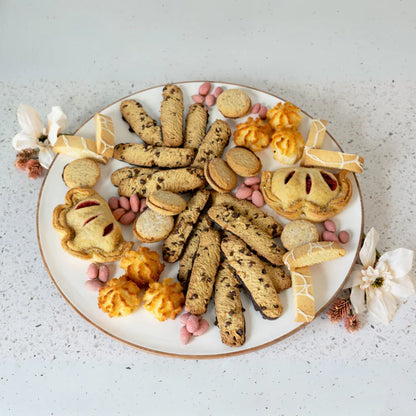 Jeanne Fitz Wood & White Collection Lazy Susan