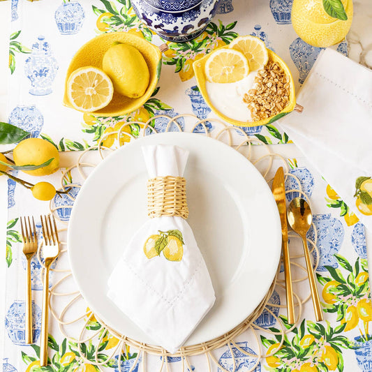 Embroidered Dinner Napkin