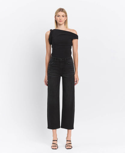 SUPER HIGH RISE WIDE BARREL JEANS T6616